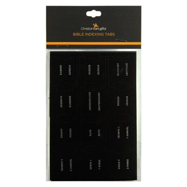Old And New Testament Black With Matt Silver Bible Indexing Tabs - Image 17
