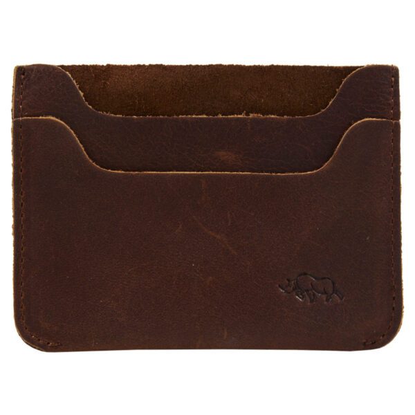 Genuine African Leather Brown Card Holder - Image 21
