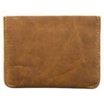 Genuine African Leather Light Brown Card Holder - Image 13