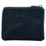 Genuine African Leather Navy Small Coin Purse - Image 25