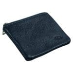 Genuine African Leather Navy Small Coin Purse - Image 26