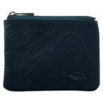 Genuine African Leather Navy Small Coin Purse - Image 24
