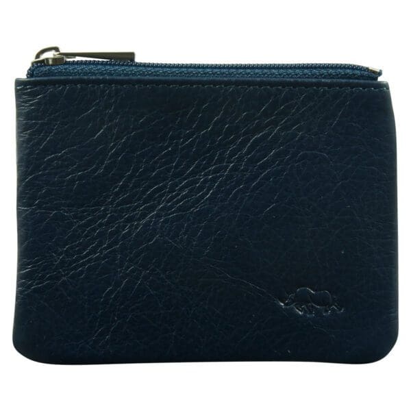 Genuine African Leather Navy Small Coin Purse - Image 24