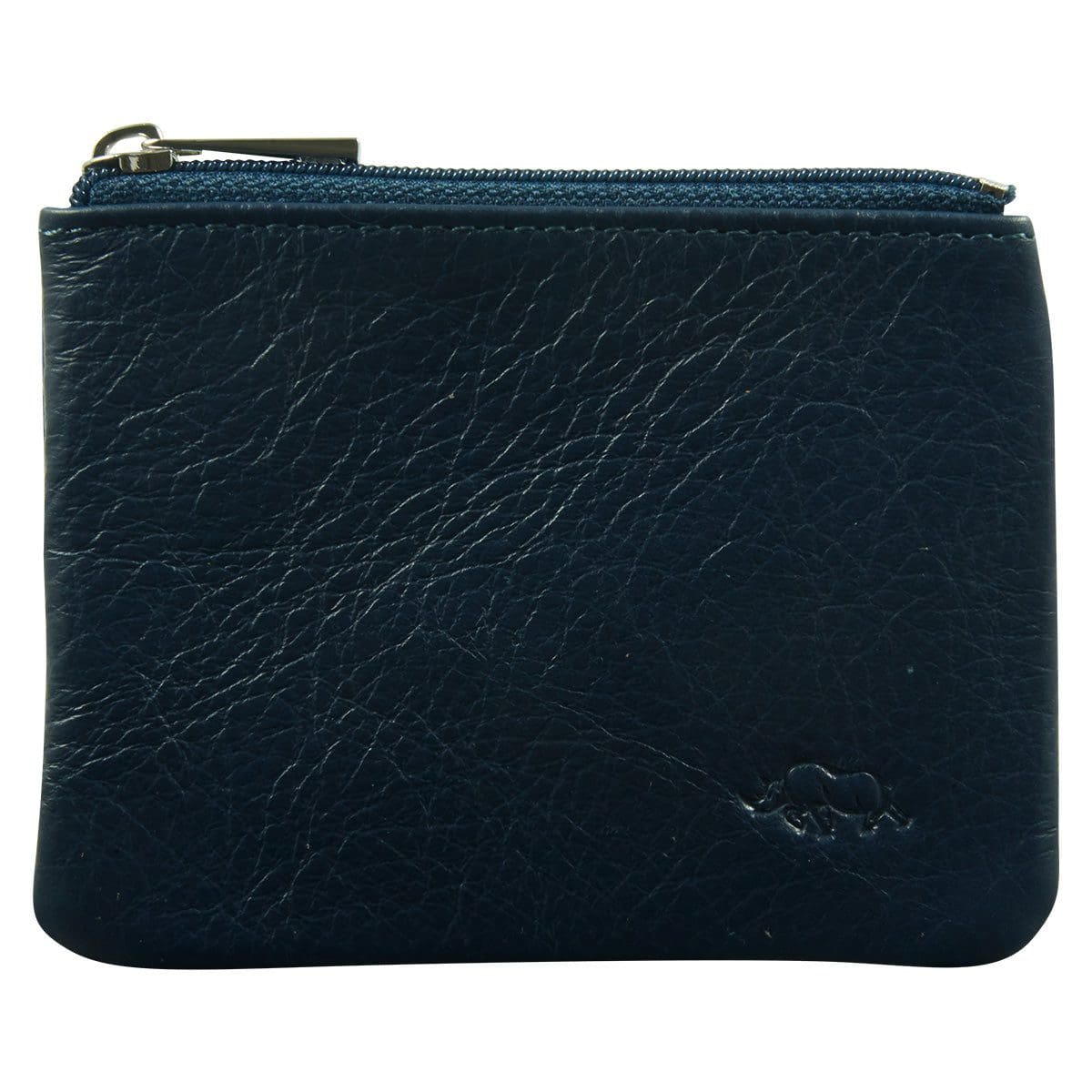 6006937161986_front Genuine African Leather Navy Small Coin Purse - Image 24