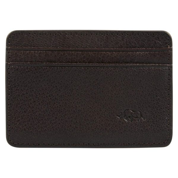 Genuine African Leather Dark Brown Card And ID Holder - Image 20
