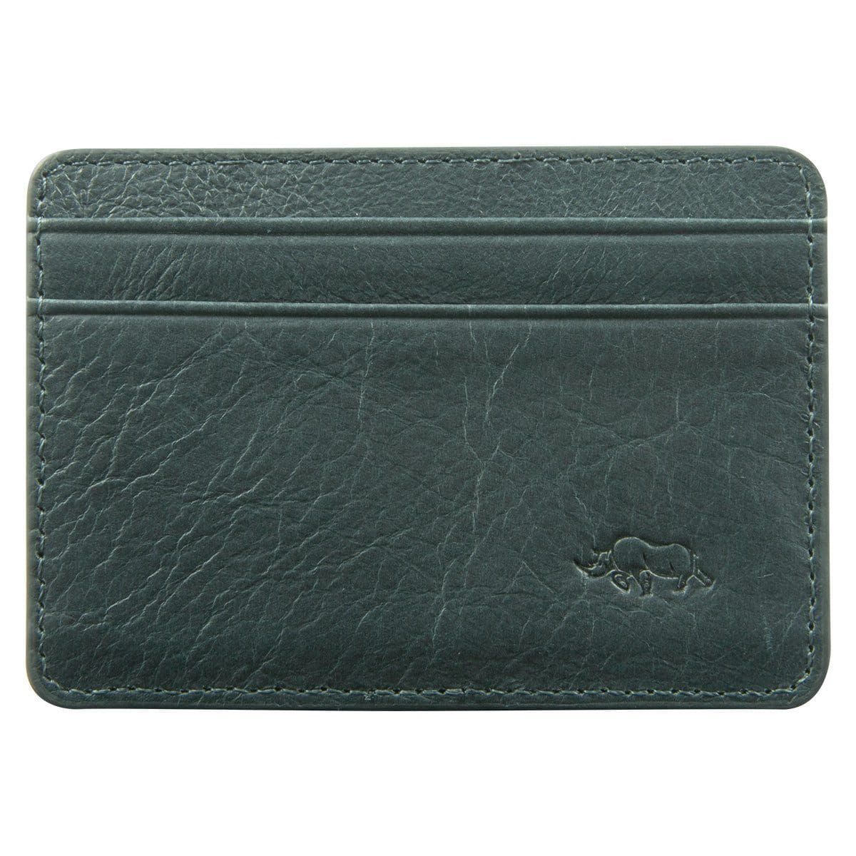 6006937162068_front Genuine African Leather Midnight Blue Card And ID Holder - Image 12