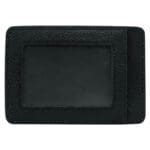 Genuine African Leather Matt Black Card And ID Holder - Image 21