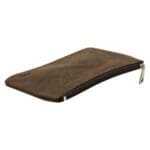 Genuine African Leather Medium Dark Brown Coin Purse - Image 20