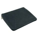 Genuine African Leather Medium Navy Coin Purse - Image 27