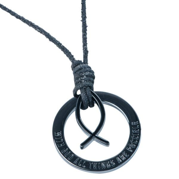With God All Things Are Possible Power Pendant - Matthew 19:26 - Image 12