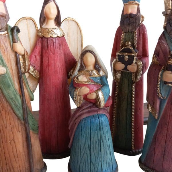 Christmas Nativity With House & Cross Set Of 9 - Image 26