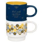 Kind Words Are Like Honey Stackable Two Piece Ceramic Mug Set - Proverbs 16:24 - Image 12