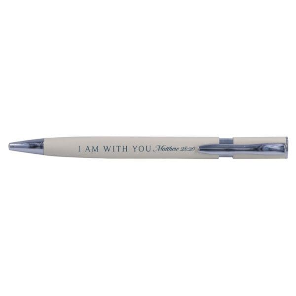 Be Still and Know & I Am with You Green Pen and Cream Pencil Set - Image 10