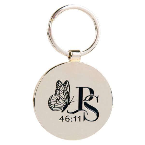 Wees Stil en Weet Afrikaans Epoxy Metal Key Ring - Image 10