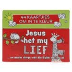 Jesus Het My Lief Afrikaans Coloring Boxed Cards for Children - Image 19