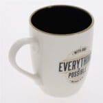 With God Everything Is Possible Ceramic Mug with Black Interior - Image 11