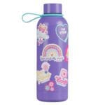 Wonderfully Made Purple Stainless Steel Water Bottle with Decorative Sticker Sheet - Image 23