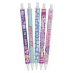 Faith-Filled Five-Piece Retractable Ballpoint Pen Set with Blue Ink - Image 2