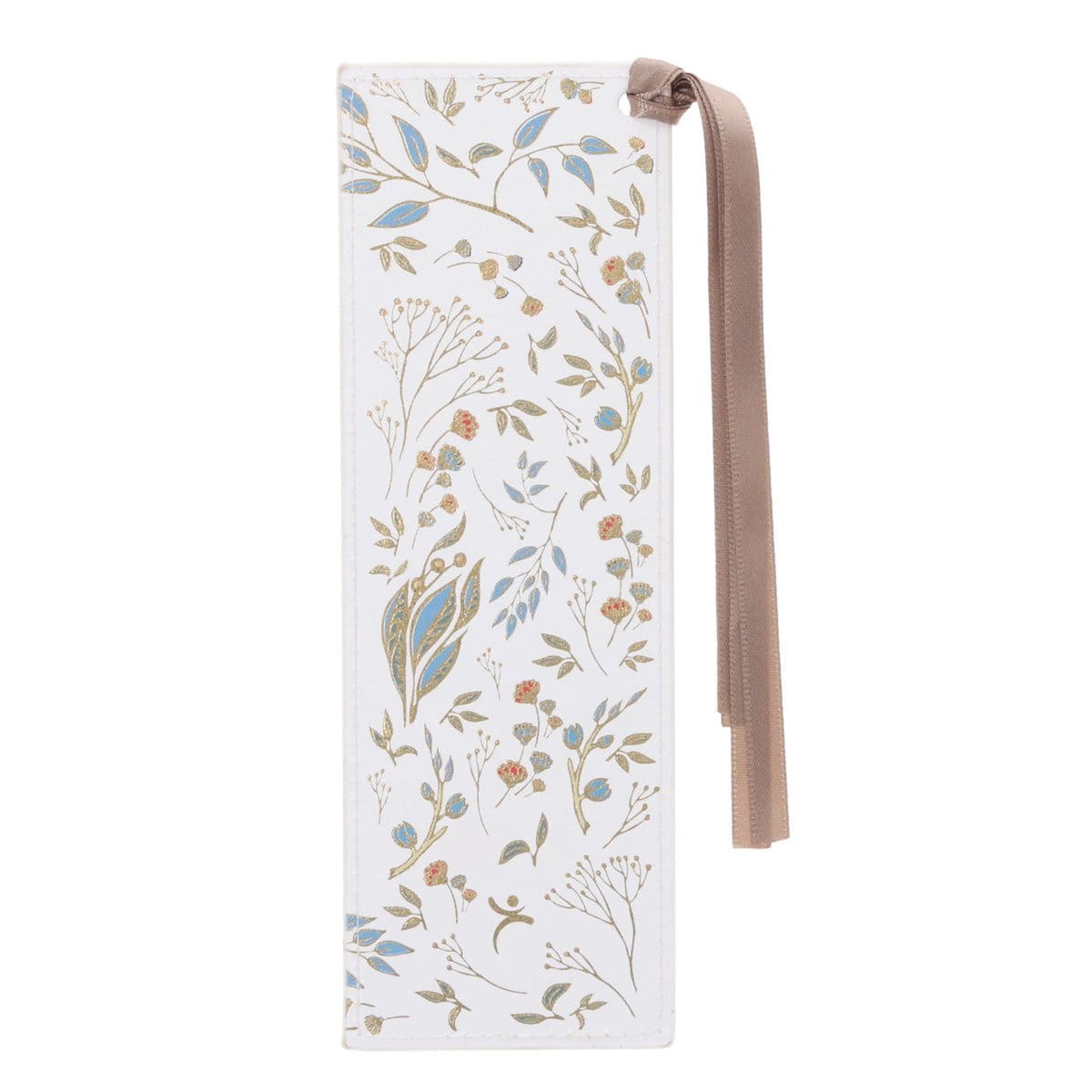 6006937171916_back Everything Beautiful Cream and Brown Faux Leather Bookmark - Image 10