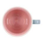 With God All Things Are Possible Teal Ceramic Mug with Pink Interior - Image 15