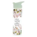Start Each Day with a Grateful Heart Glass Water Bottle - Image 7