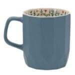 Morning Motivation Blue Ceramic Mug - Image 2