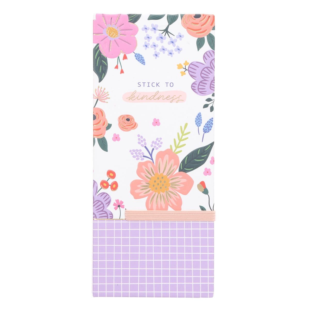 6006937173583_front Stick to Kindness Sticky Notebook - Image 1