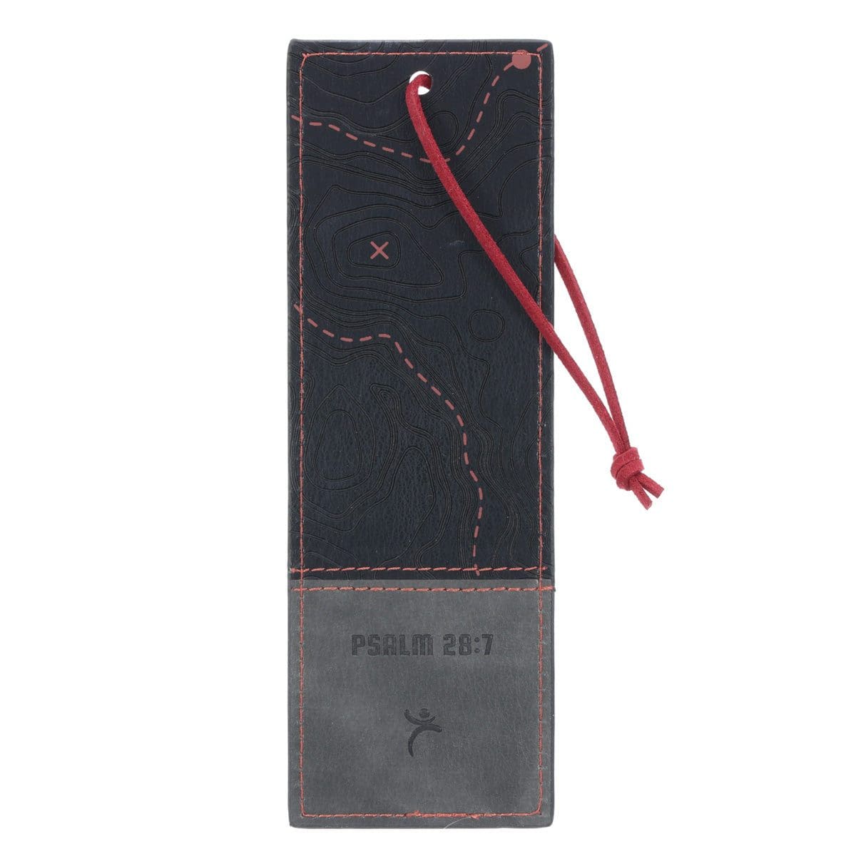 6006937174153_back The Lord Is My Strength and Shield Faux Leather Bookmark - Image 5