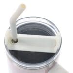 You Are Fearfully and Wonderfully Made Large Stainless Steel Mug with Handle and Straw - Image 4