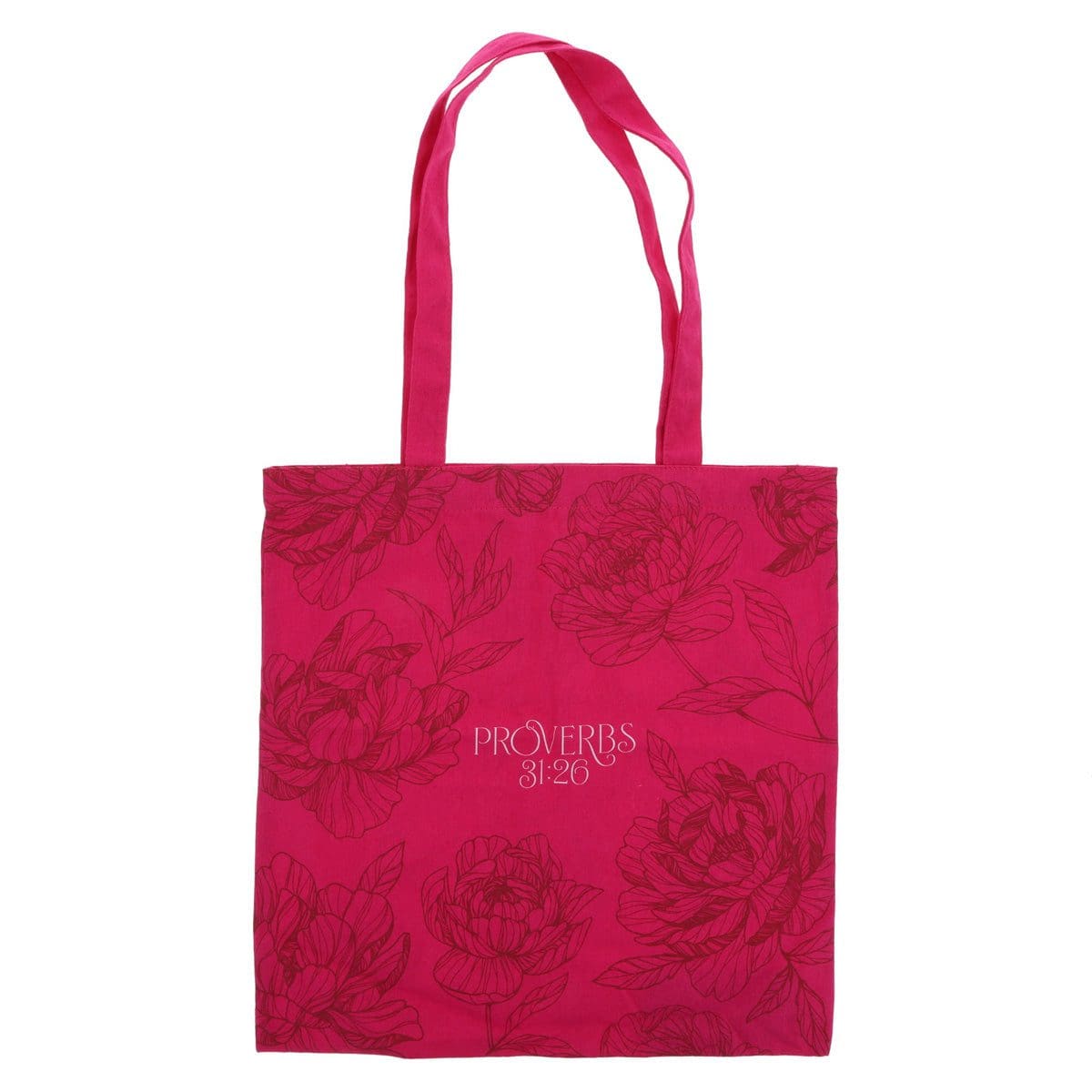 6006937174313_back She Speaks with Kindness Canvas Tote Bag - Image 5