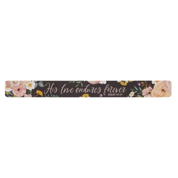 His Love Endures Forever Large Magnetic Strip - Image 1