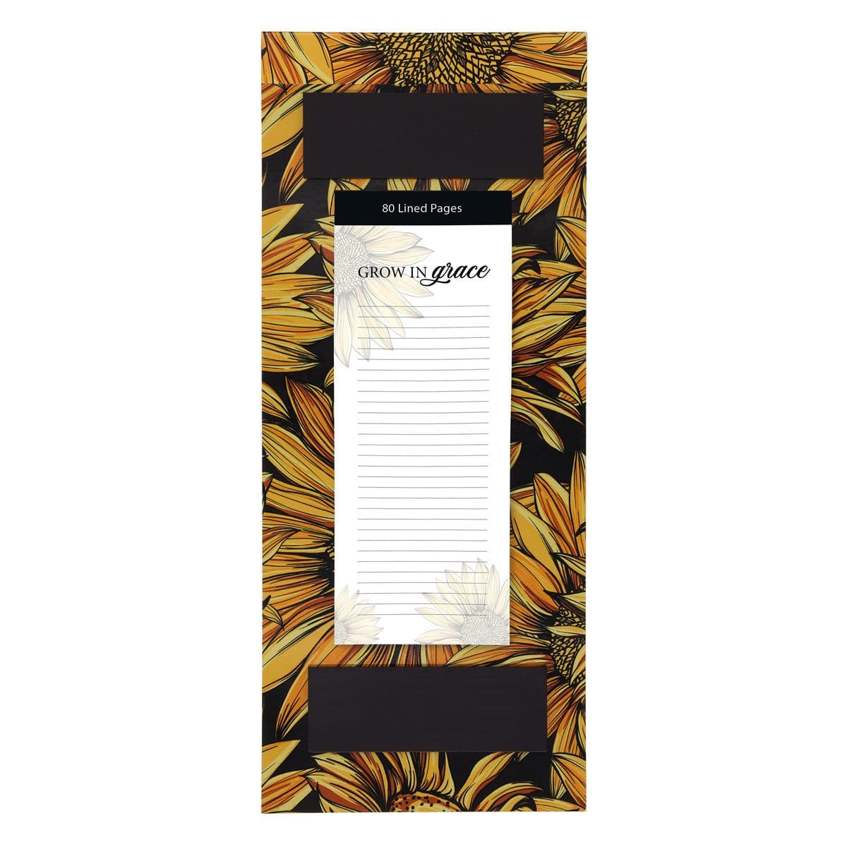 6006937174979_back Grow in Grace Sunflowers Magnetic Notepad - Image 2