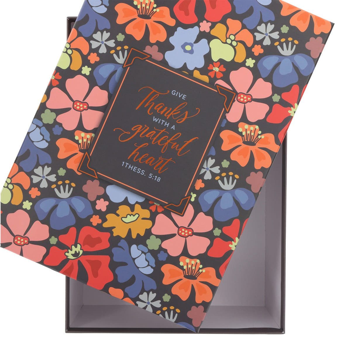 6006937176096_feature1 Give Thanks with a Grateful Heart Medium Stackable Gift Box - Image 2