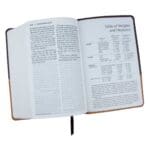 NIV Chocolate & Amber Two Tone Faux Leather Holy Bible Larger Print - Image 30