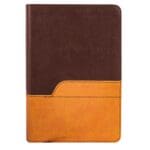 NIV Chocolate & Amber Two Tone Faux Leather Holy Bible Larger Print - Image 25