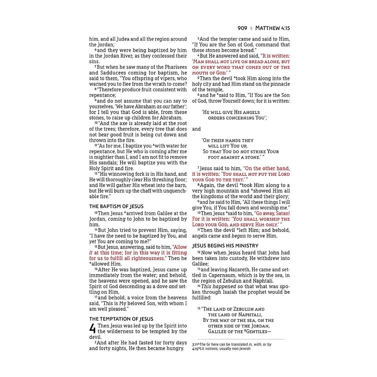 9780310455431_feature3 NASB (2020) Thinline Red Letter Bible Black (Comfort Print)(Imitation Leather) - Image 24