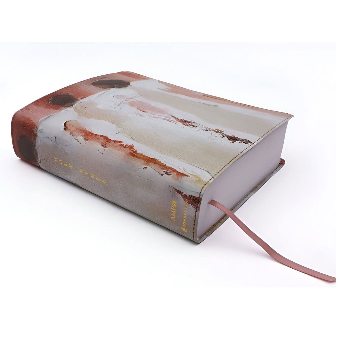 9780310461586_feature2 Amplified Blush Imitation Leather Anne Neilson Angel Art Series Holy Bible - Image 23