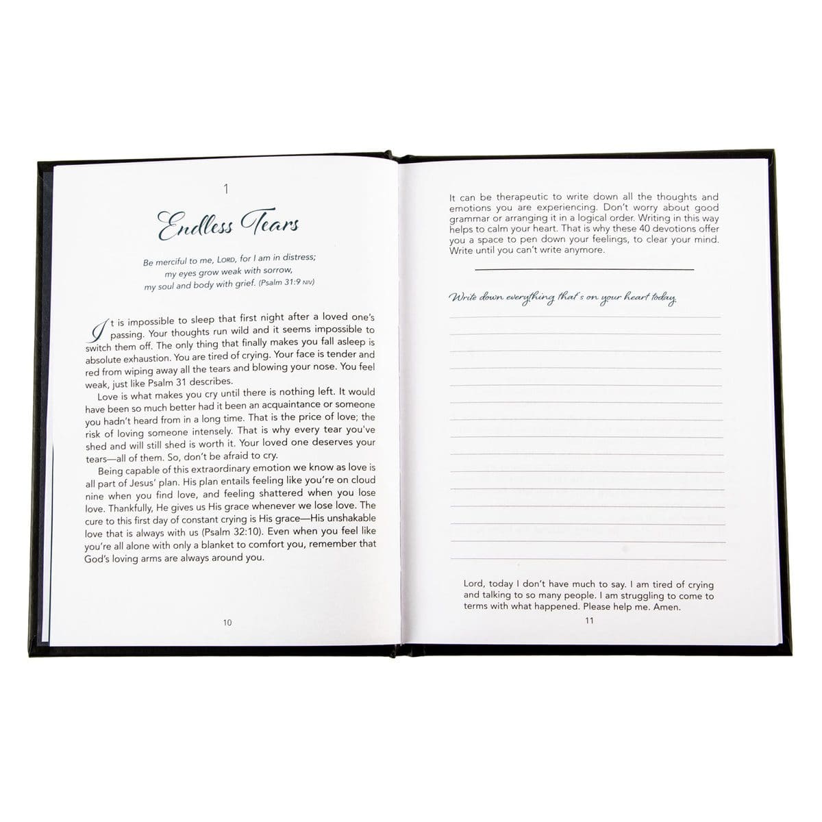 9780638000542_feature3 Losing A Loved One: A 40-Day Journey Towards Healing, Hope and Peace (Hardcover) - Image 23