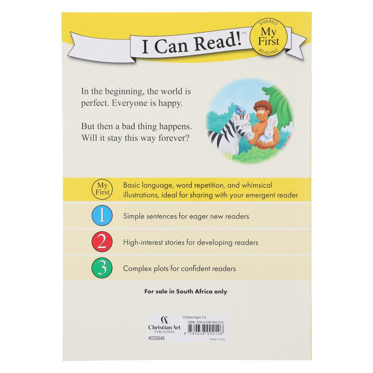 9780638002126_back Adam and Eve in the Garden - I Can Read! (Paperback) - Image 10