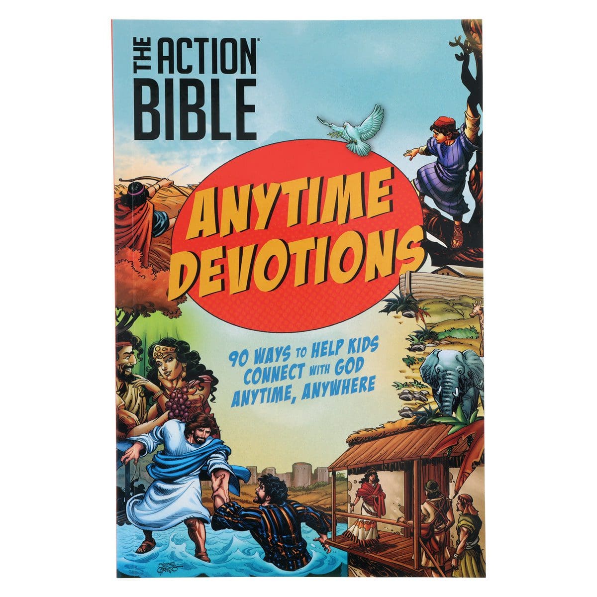 9780638002225_front The Action Bible Anytime Devotions: 90 Ways to Help Kids Connect with God Anytime, Anywhere PB - Image 22