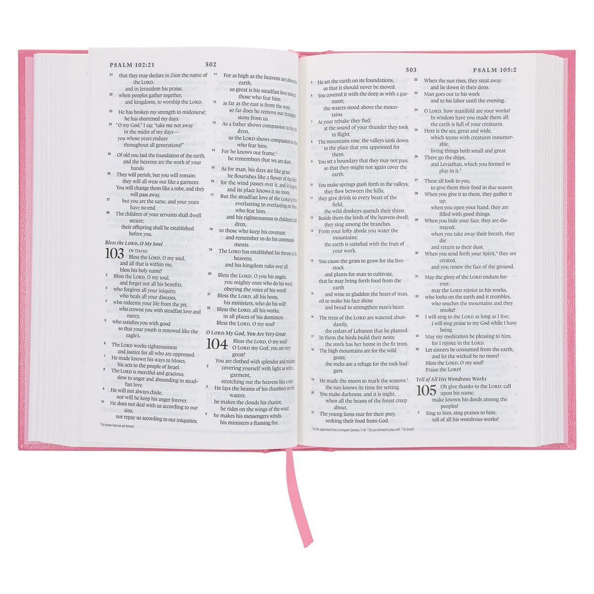 9780638002362_feature5 ESV Pink Hardcover Standard Bible - Image 7