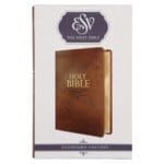ESV Tan Brown Faux Leather Standard Bible - Image 8