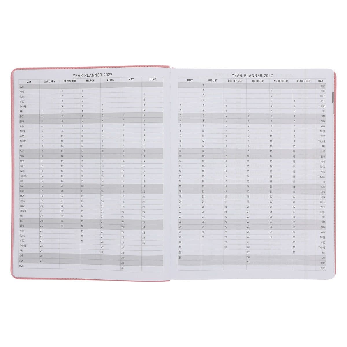 9780638003802_feature2 2026 A4 Executive Diary - Daily Planner - God Is Our Refuge and Strength - Faux Leather - Image 3