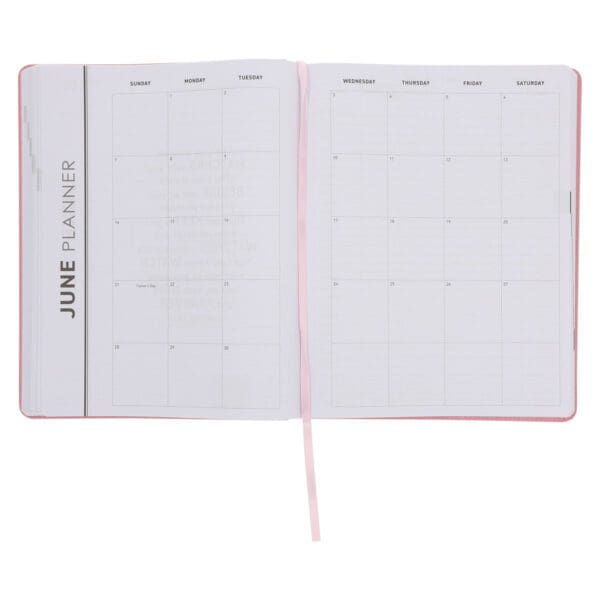 2026 A4 Executive Diary - Daily Planner - God Is Our Refuge and Strength - Faux Leather - Image 5
