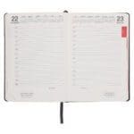 2026 Diary - Chronos Daily Planner - Grey Imitation Leather - Image 7