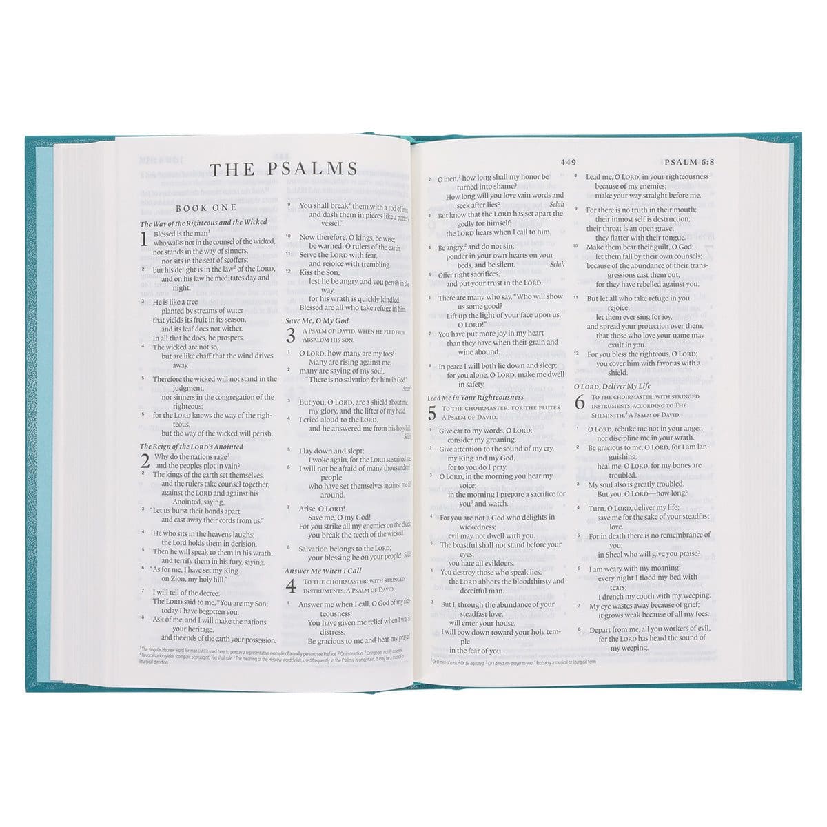 9780638004489_feature3 ESV Teal Hardcover Standard Bible - Image 4
