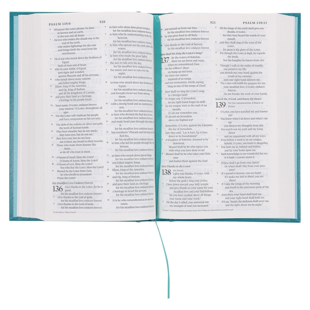 9780638004489_feature4 ESV Teal Hardcover Standard Bible - Image 5