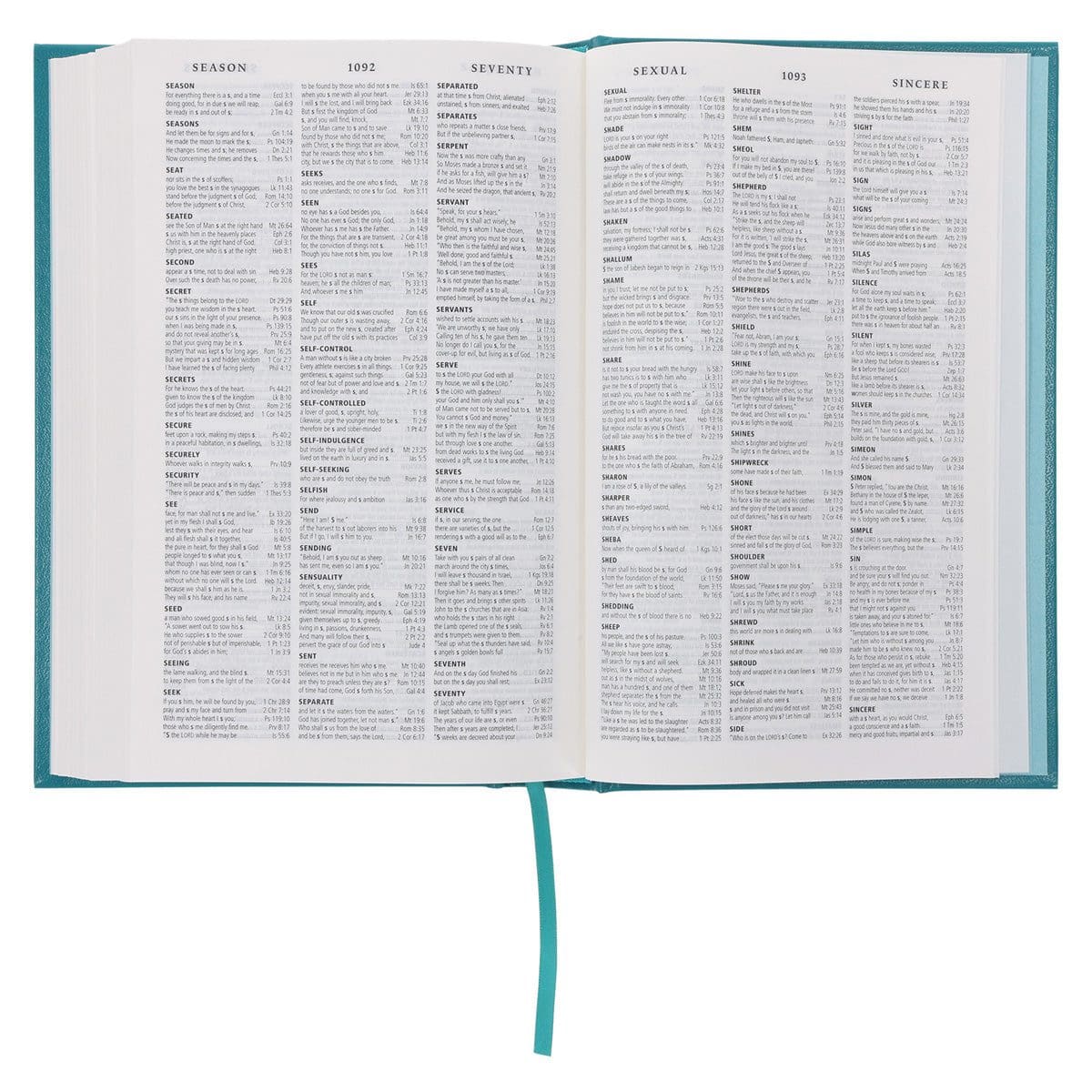 9780638004489_feature5 ESV Teal Hardcover Standard Bible - Image 6