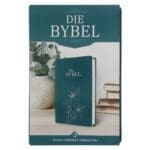 NLV Olyfgroen Met Goue Blomme Kunsleer Standaard Bybel Met Duimgrepe - Image 11