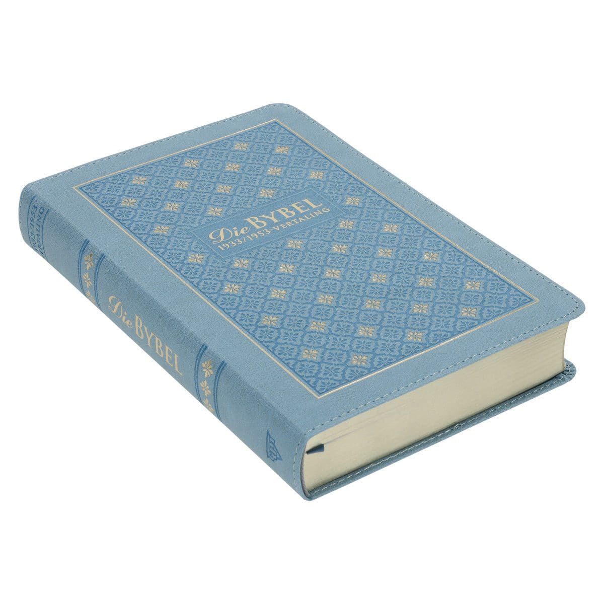 9780638009880_feature1 Afrikaans 1933/1953 Vertaling Ligblou Kunsleer Bybel - Image 4